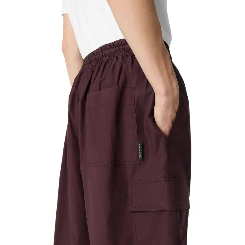 Bottega Veneta SS25 Cargo Shorts Men's Eggplant Color-4