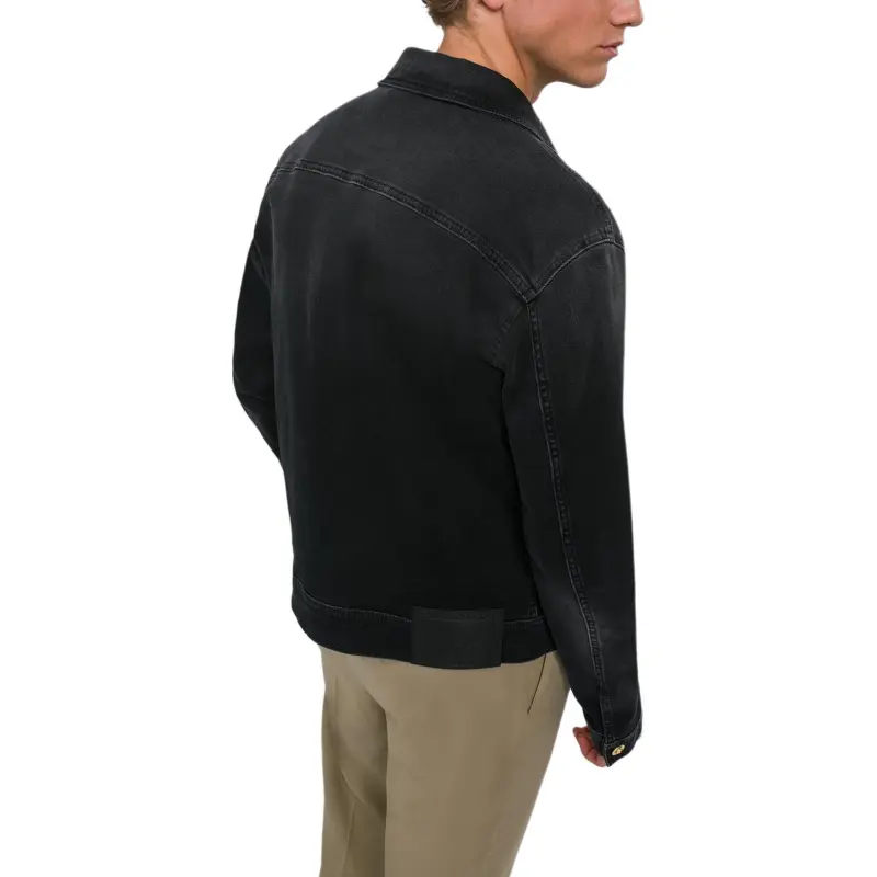 VERSACE FW24 Denim Jacket Men's Black-2