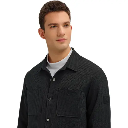Hush Puppies Down Jacket Men's Pitch Black