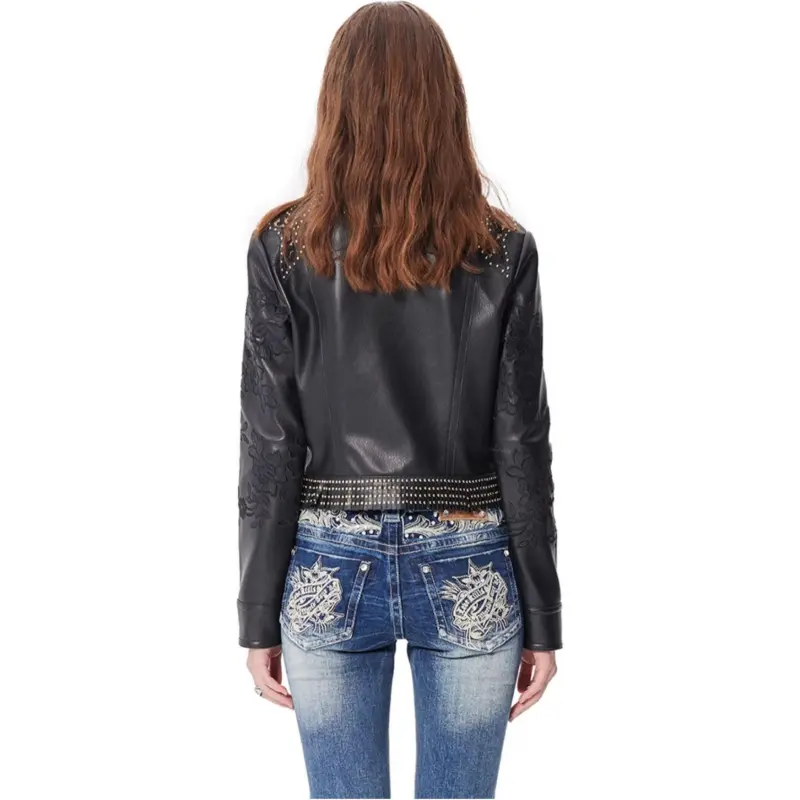 Ed Hardy SS25 Jackets & Coats Women's Black-6