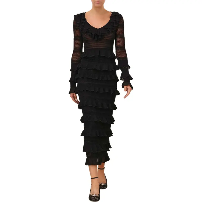 Zimmermann Illustration Frilled Skirt-1