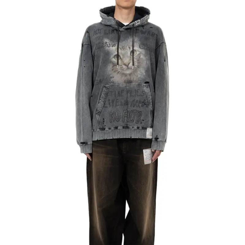 Maison Mihara Yasuhiro Bleached Hoodie-2