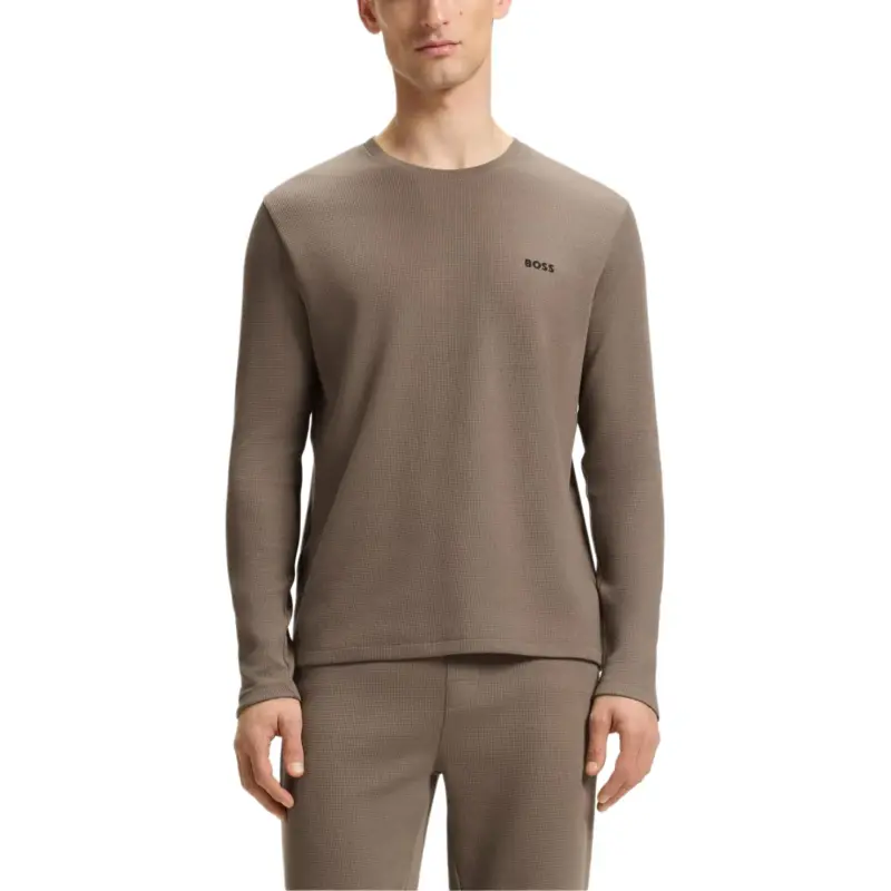 HUGO BOSS Pajama Top Men's Brown-2