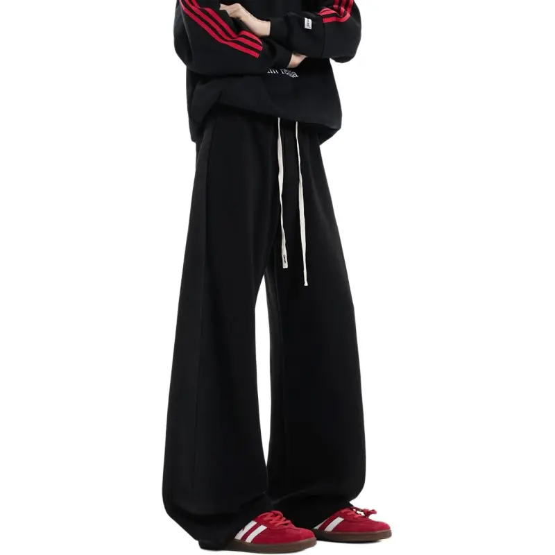 FOR FEAR THAT Casual Pants Unisex Black-3