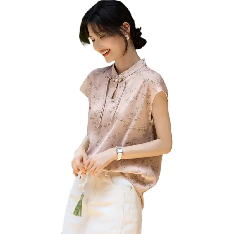XWI SS24 Shirt Women's Gray Pink-2
