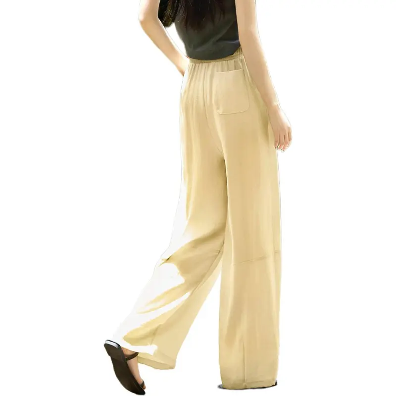 XWI Casual Pants Women's Light Yellow-2