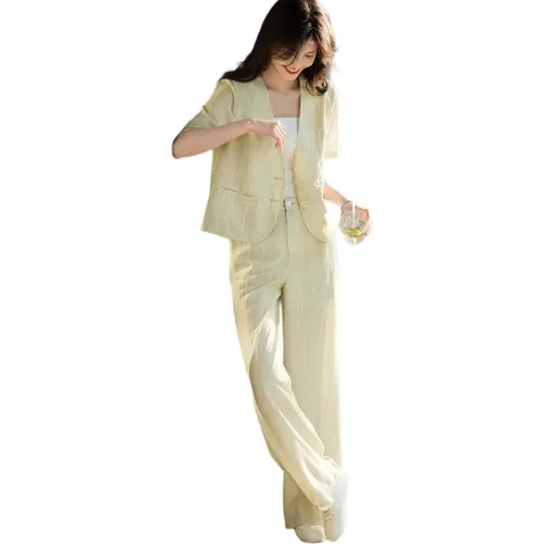 XWI Casual Suit Women's Light Tea Green