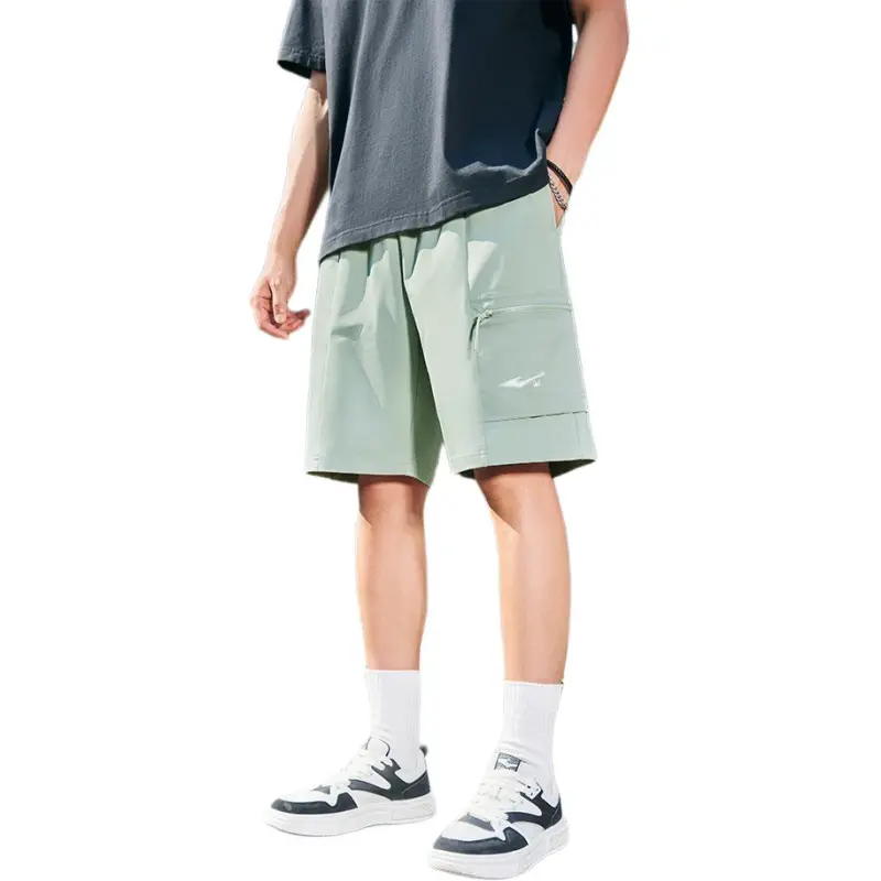 Erke Life Collection Casual Shorts Men's River Trekking Green-1