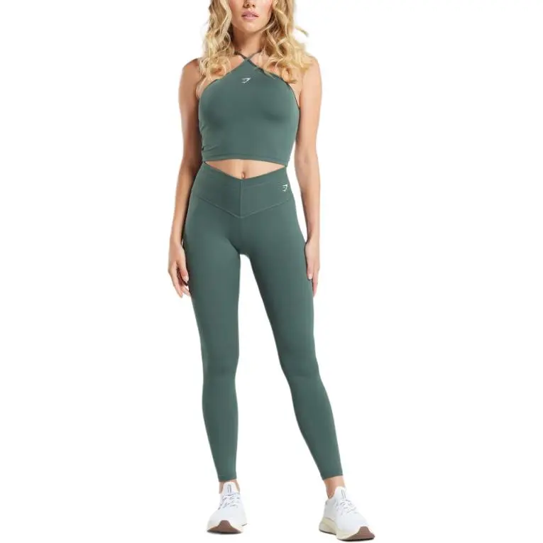GYMSHARK Everyday Camisole Women's Gray Rock Cyan-3