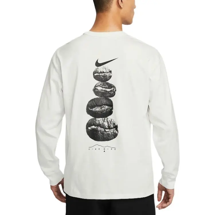 Nike Sportswear Premium T Shirt Men's Mountain Peak White-2