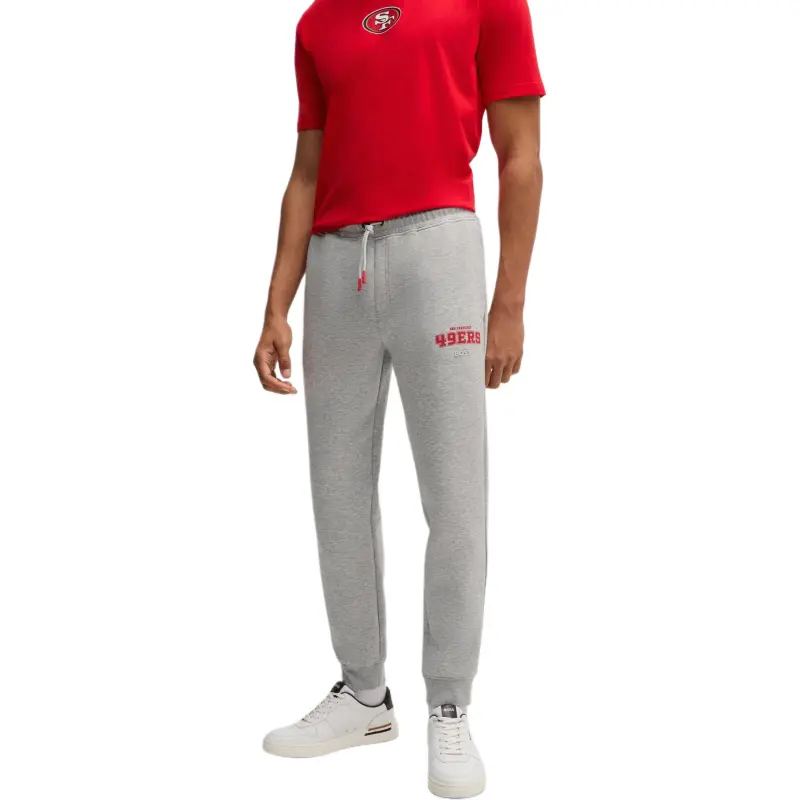 HUGO BOSS x NFL Knitted Sports Pants Men's Gray-1