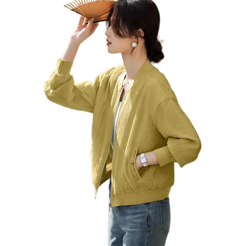 XWI Baseball Jacket Women's Yellow-4