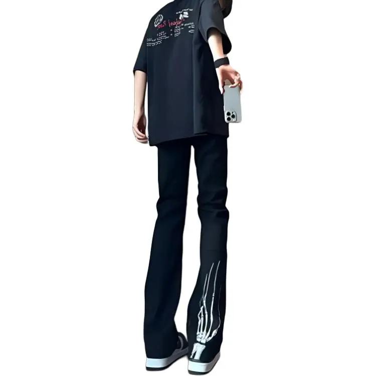 WELTER EXPERIMENT Jeans Unisex Black-1