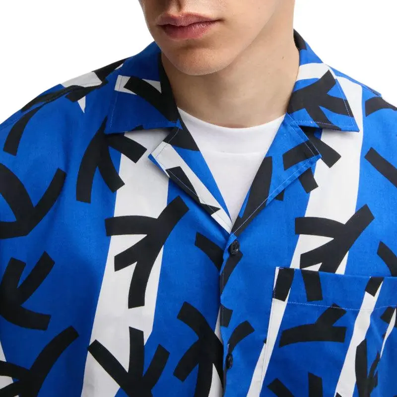 HUGO BOSS Shirts Men Blue-5