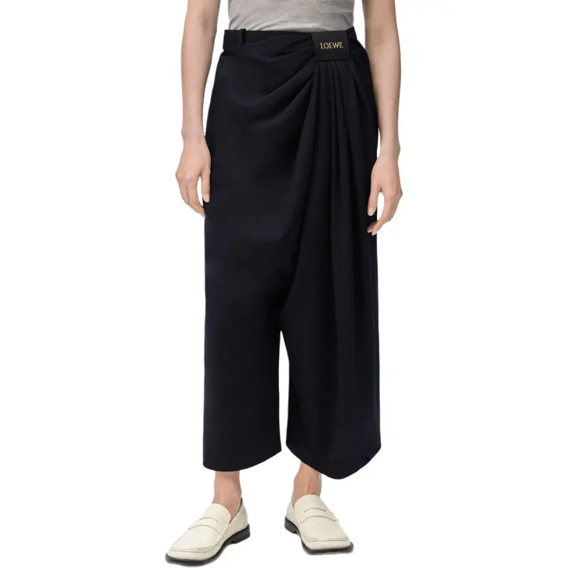 LOEWE SS25 Casual Pants Women's Black-2