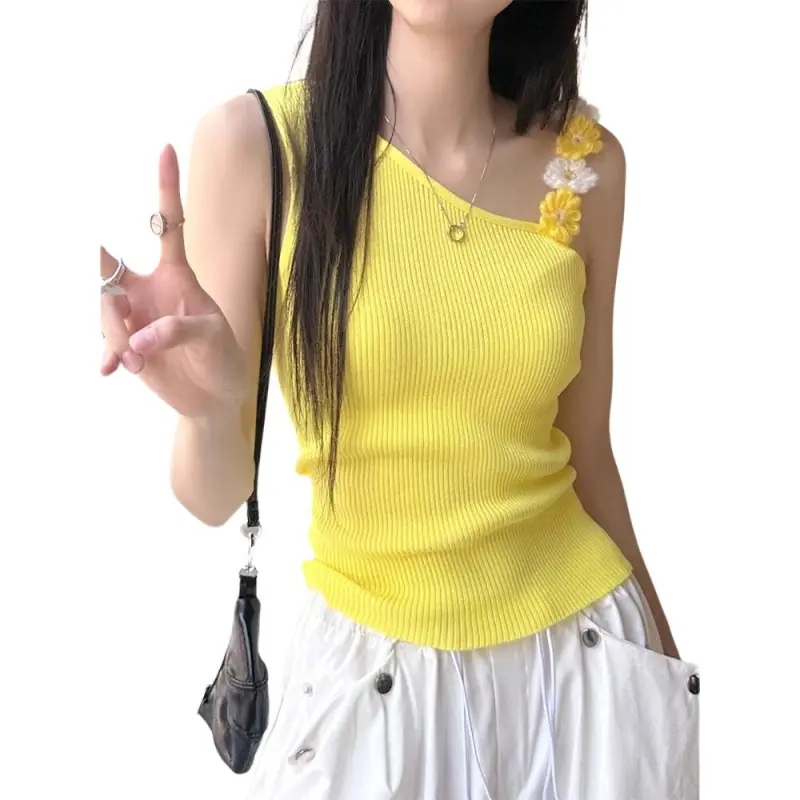 Mu Qingqing Camisoles Women's Yellow-3