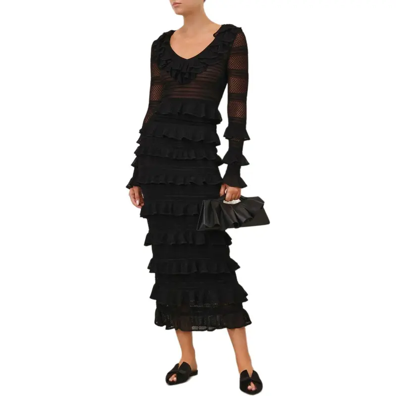 Zimmermann Illustration Frilled Skirt-5