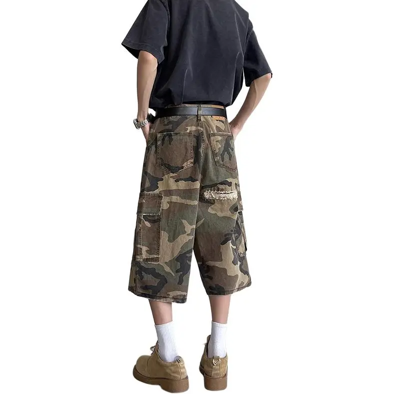 CORNILOT Casual Shorts Unisex Camouflage-3
