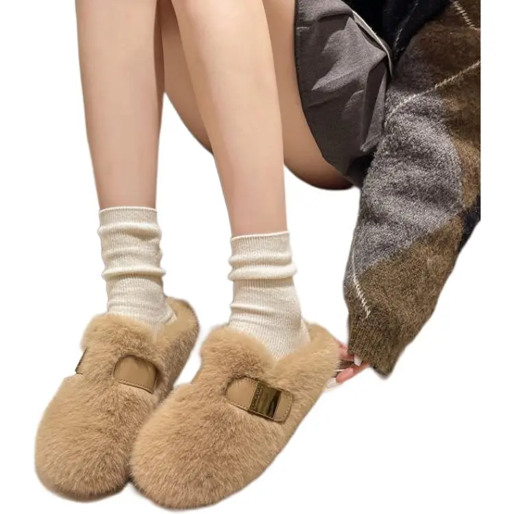 Qiao Anju Home Slippers Black/Ecru-8