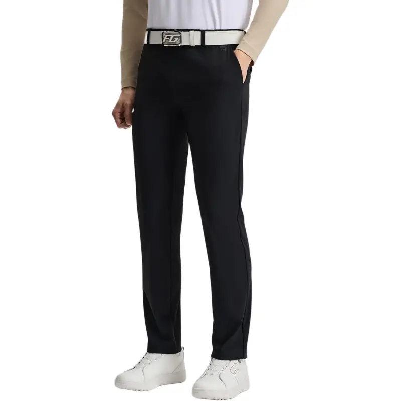 FILA Golf Series Casual Pants Men's Pitch Black-4