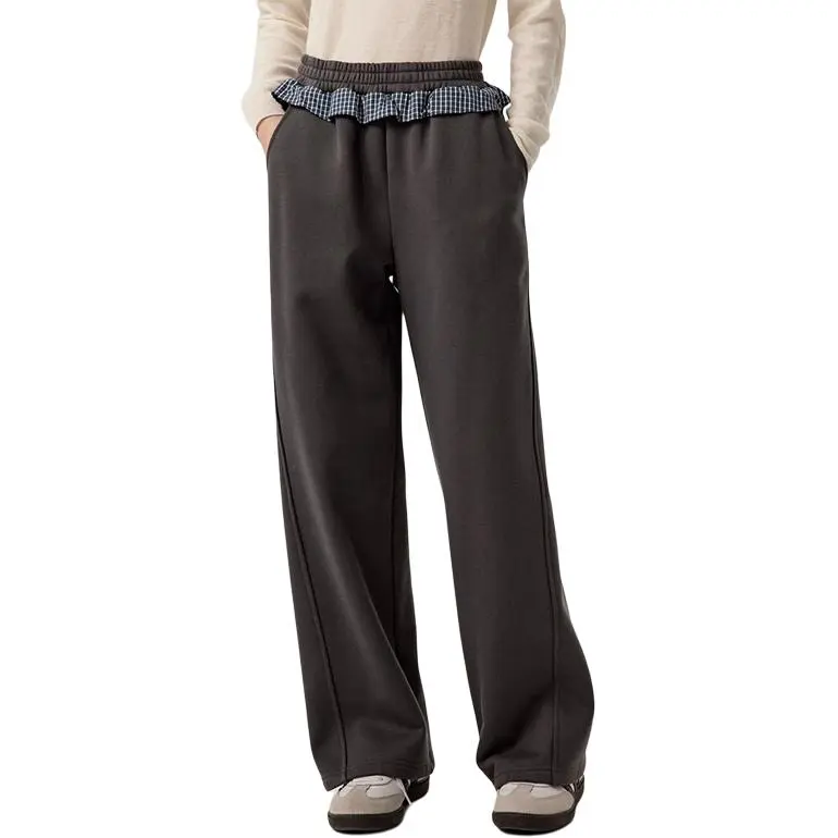 Omont Casual Pants Women's Black Gray-3