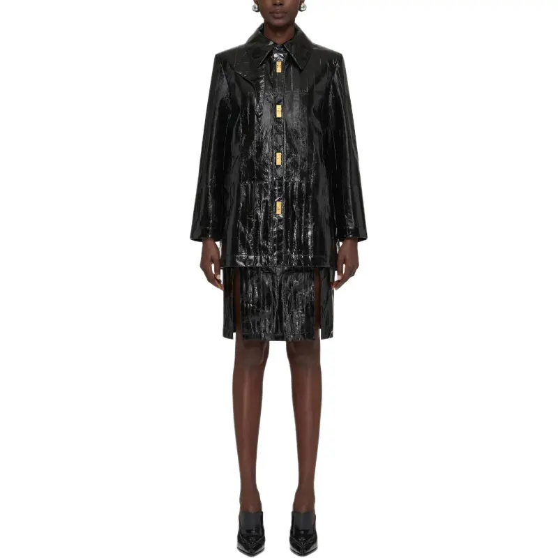 Givenchy Short Leather Jacket 'Black'-1