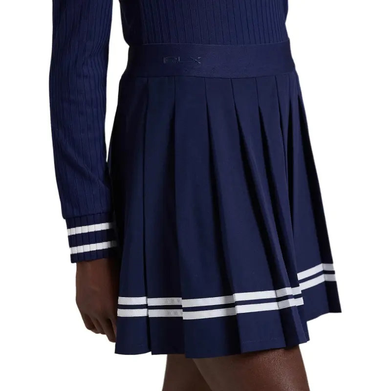 Polo Ralph Lauren FW24 Casual Short Skirts Women's Dark Blue-4