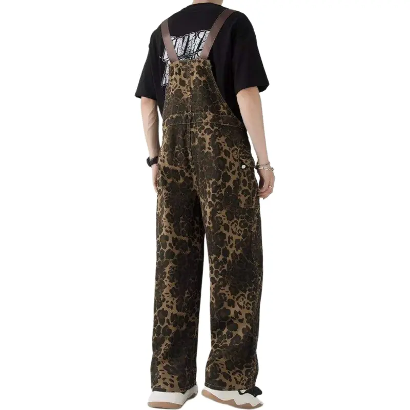 TELENT Overalls Unisex Leopard Print-3