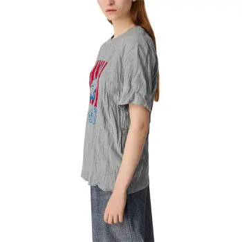 Bottega Veneta SS25 Regular T Shirt Women's Light Gray