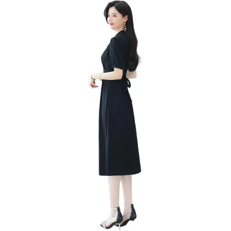 Mu Xiao Xin Short Sleeved Dress Women's-2