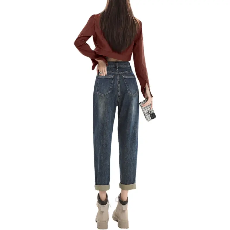 Weixi Jeans Women's Blue Gray-7