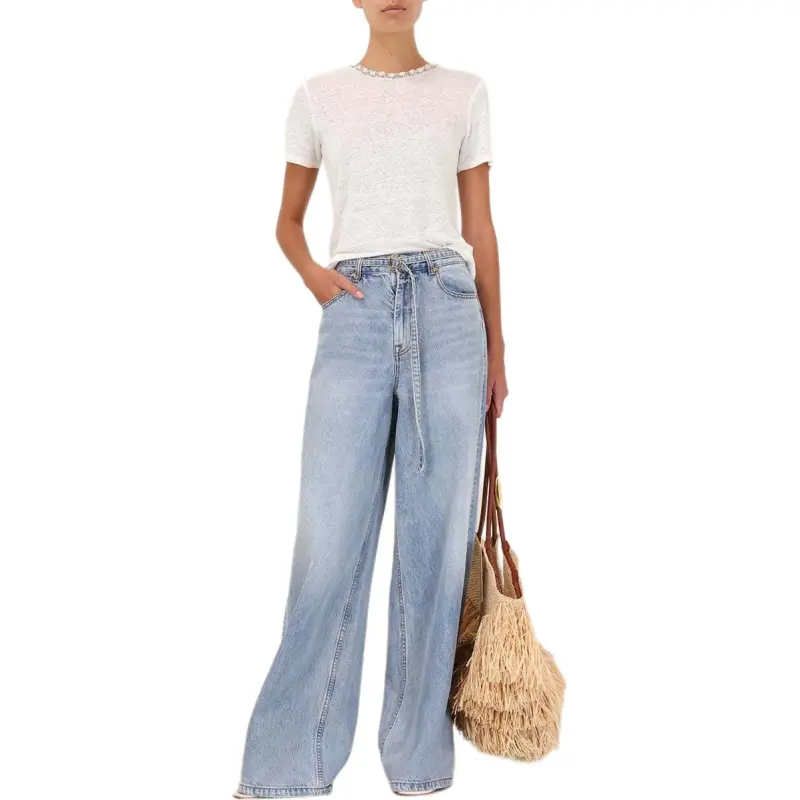 Zimmermann Illuminate Embellished T Shirt-2