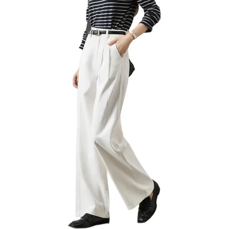 Mo Han Yi Mei Jeans Women's White-7