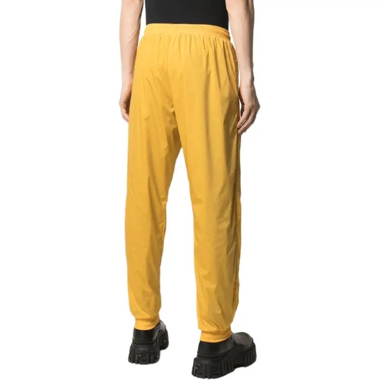 FENDI Knitted Sweatpants Men Yellow-2