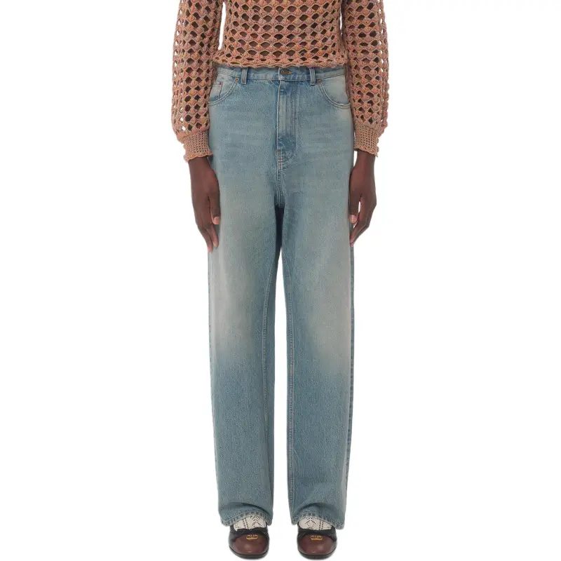 Valentino SS25 Jeans Men's Blue-2