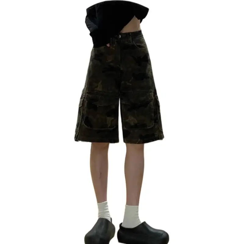 CORNILOT Cargo Shorts Unisex Camouflage-3