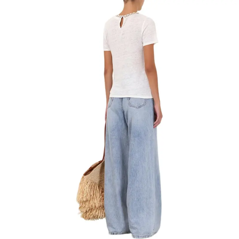 Zimmermann Illuminate Embellished T Shirt-3