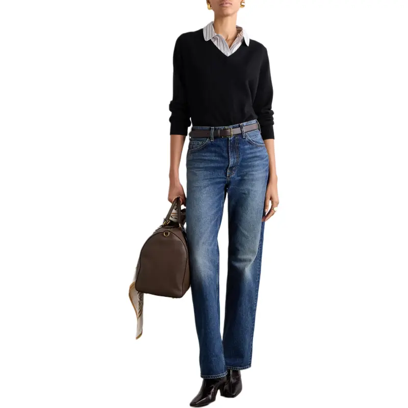 NILI LOTAN Cashmere Sweater Women's Midnight Blue-2