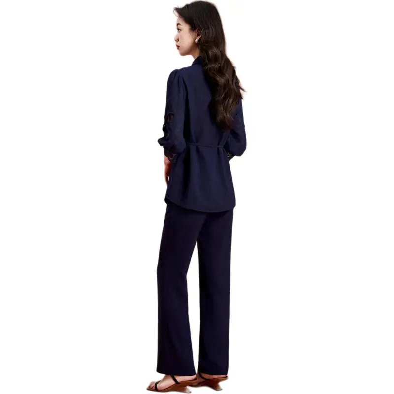 Mylan Casual Suit Women's Navy Blue-0