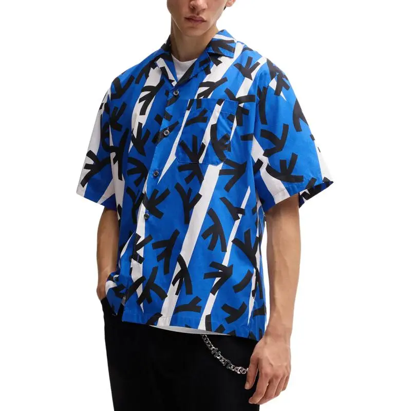 HUGO BOSS Shirts Men Blue-1