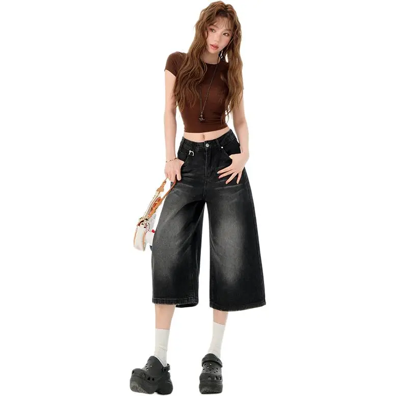 Kazakhstan Denim Shorts Women's-2