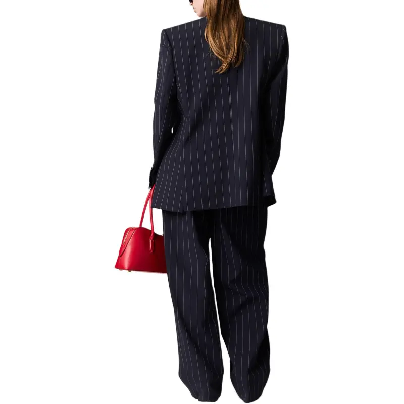 Stella McCartney Pinstripe pattern Panelled Trousers-3