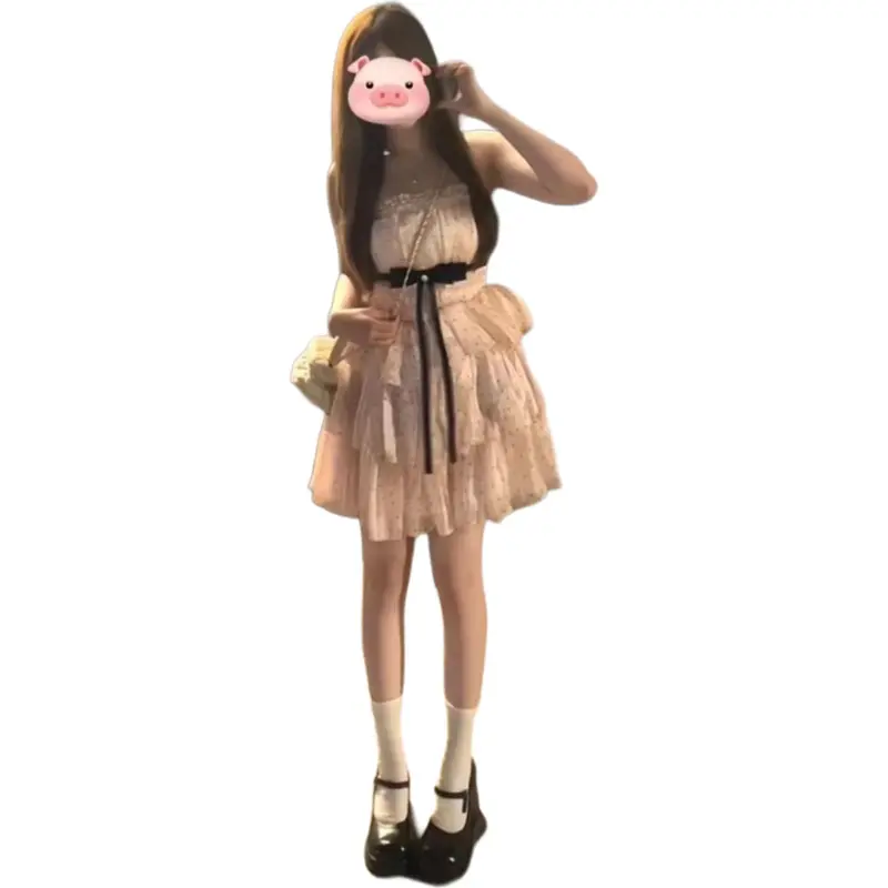 Mu Xiao Xin Slip Dresses Women's-2
