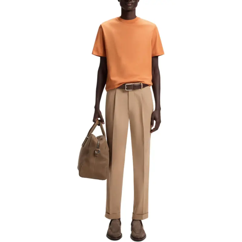 HUGO BOSS T Shirts Men Orange-2