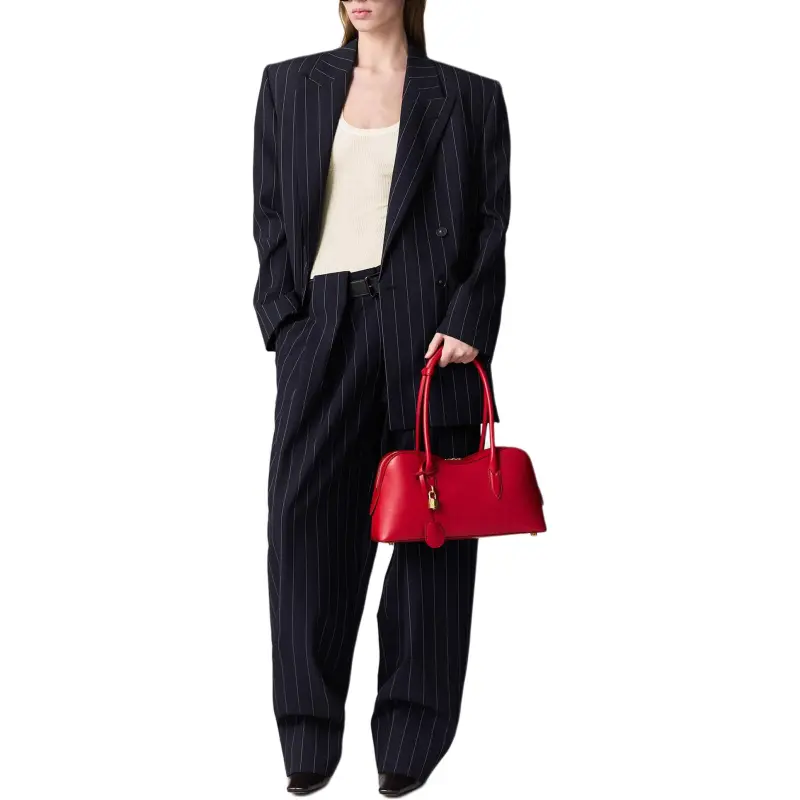 Stella McCartney Pinstripe pattern Panelled Trousers-2