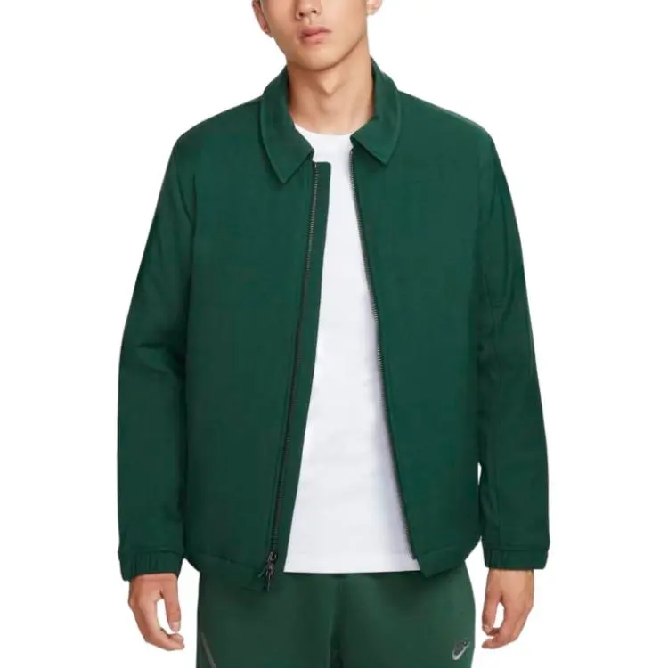 Nike FW24 Jackets Coats Unisex Dark Green-1