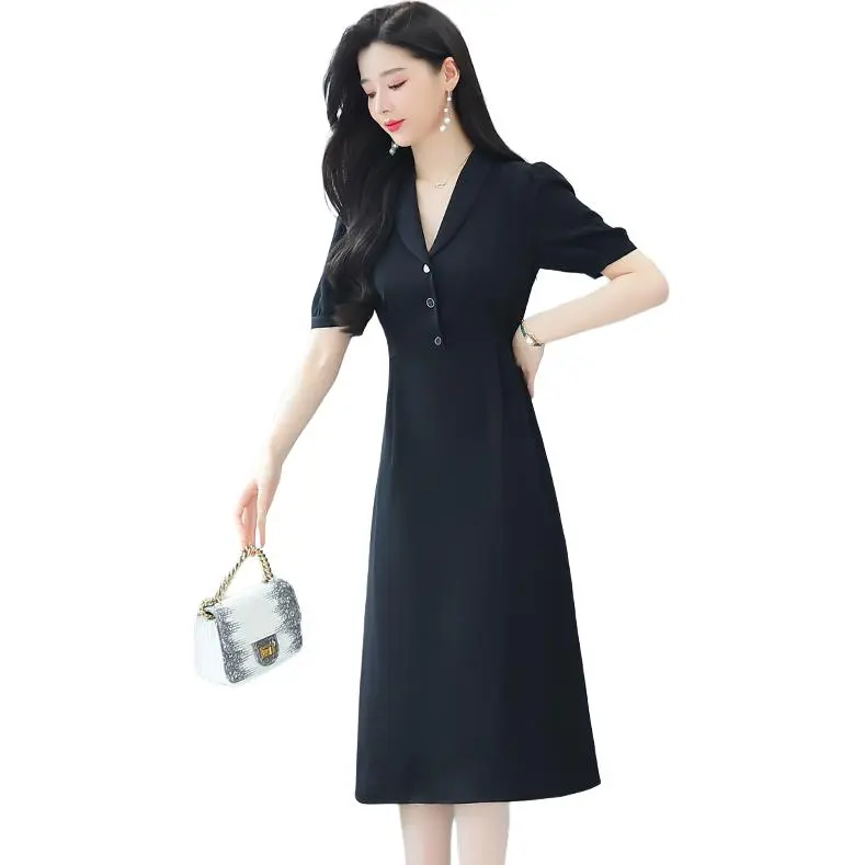 Mu Xiao Xin Short Sleeved Dress Women's-3