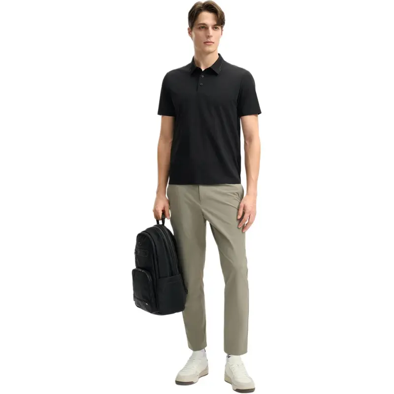 FILA Polo Shirt Men's Jet Black-5