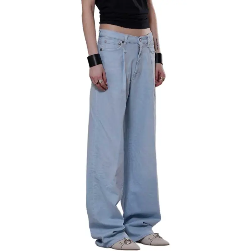 R13 Jeans Women's Faded Blue-3