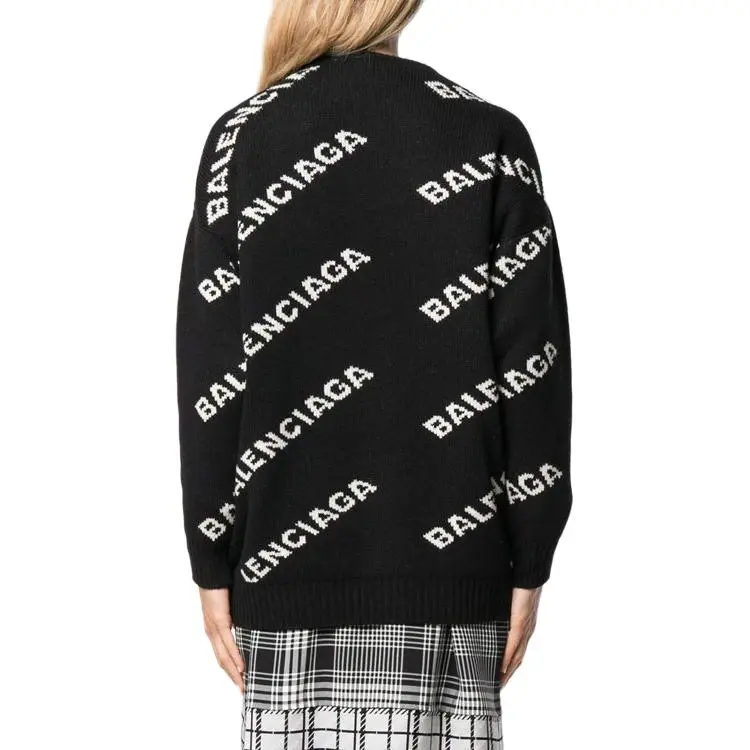 Balenciaga FW21 Sweater Women's Black-3
